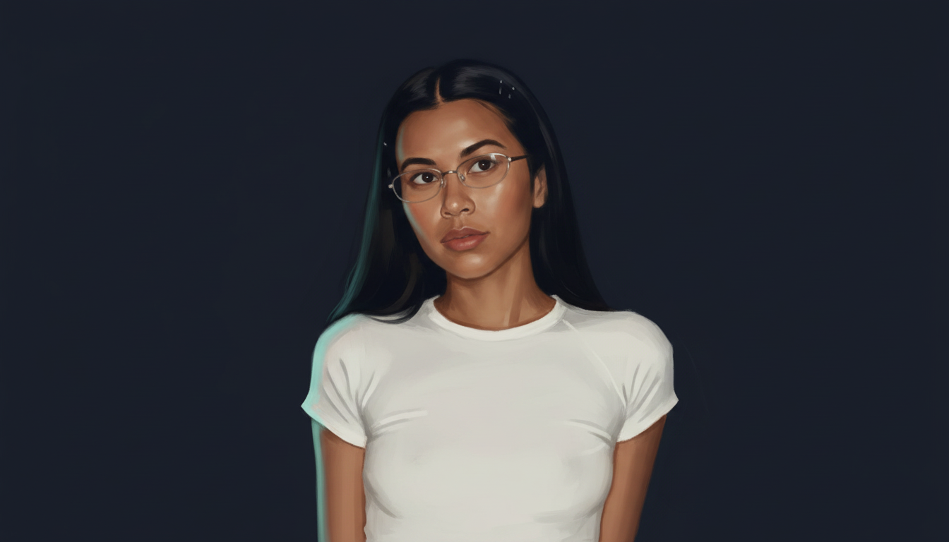 Editorial illustrated portrait of nikitasilly