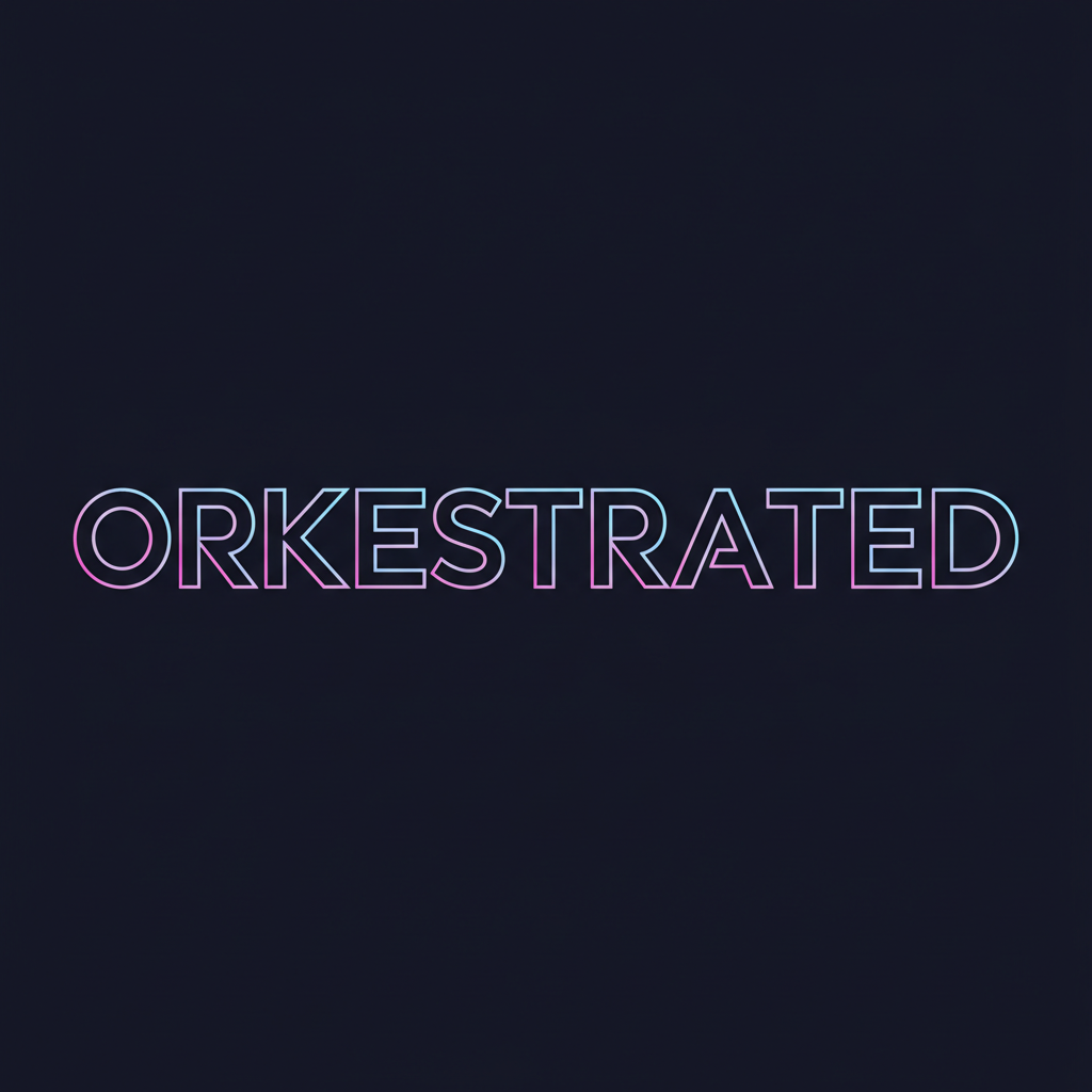 Original artist-name artwork for ORKESTRATED