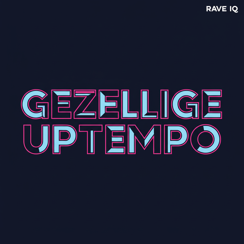 Original artist-name artwork for GEZELLIGE UPTEMPO