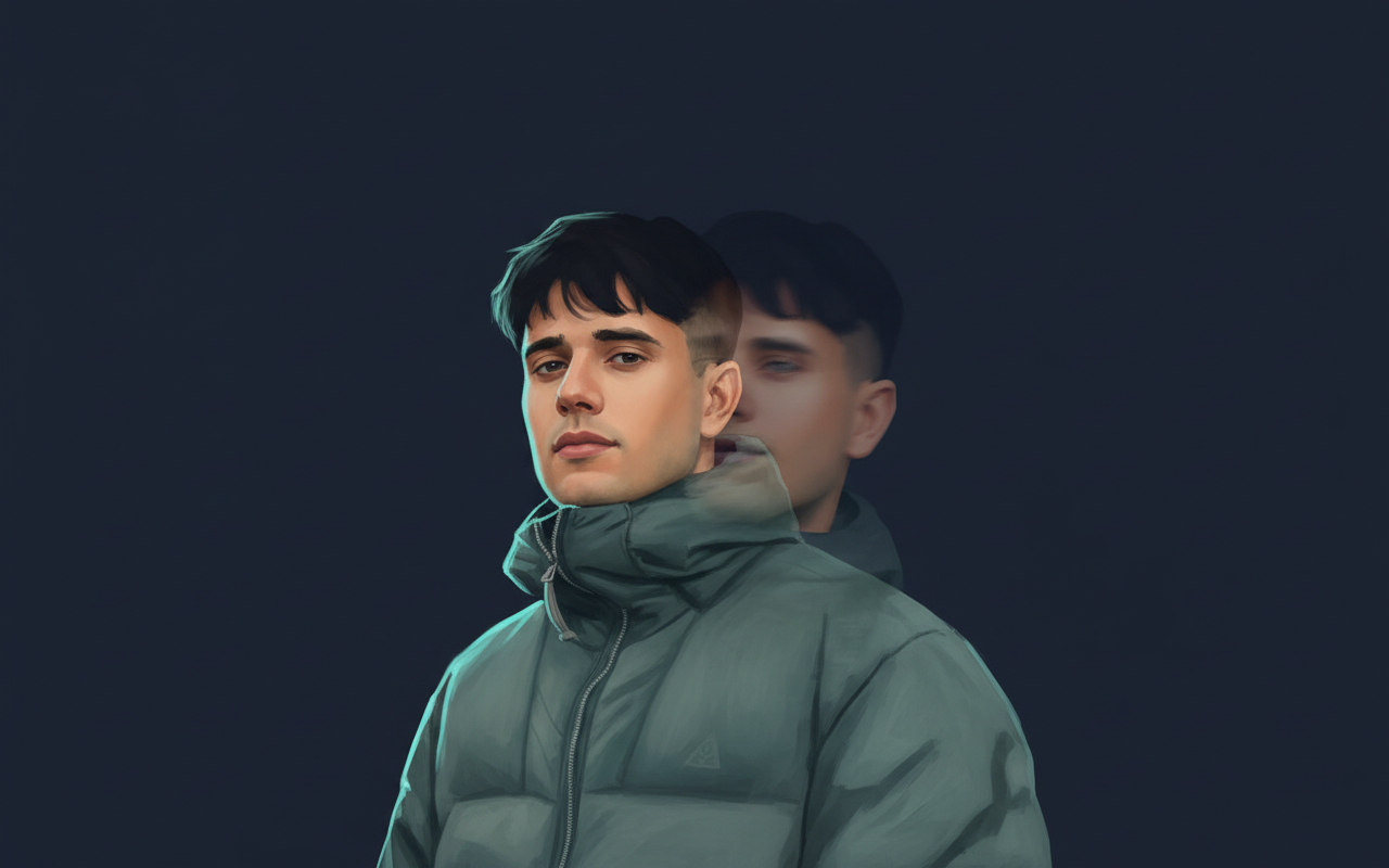 Editorial illustrated portrait of Odd Mob