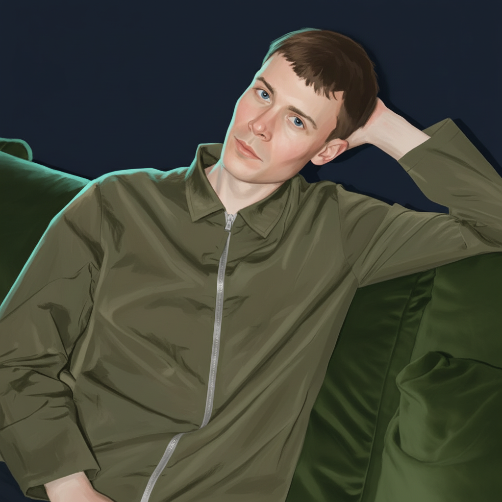 Editorial illustrated portrait of Pariah